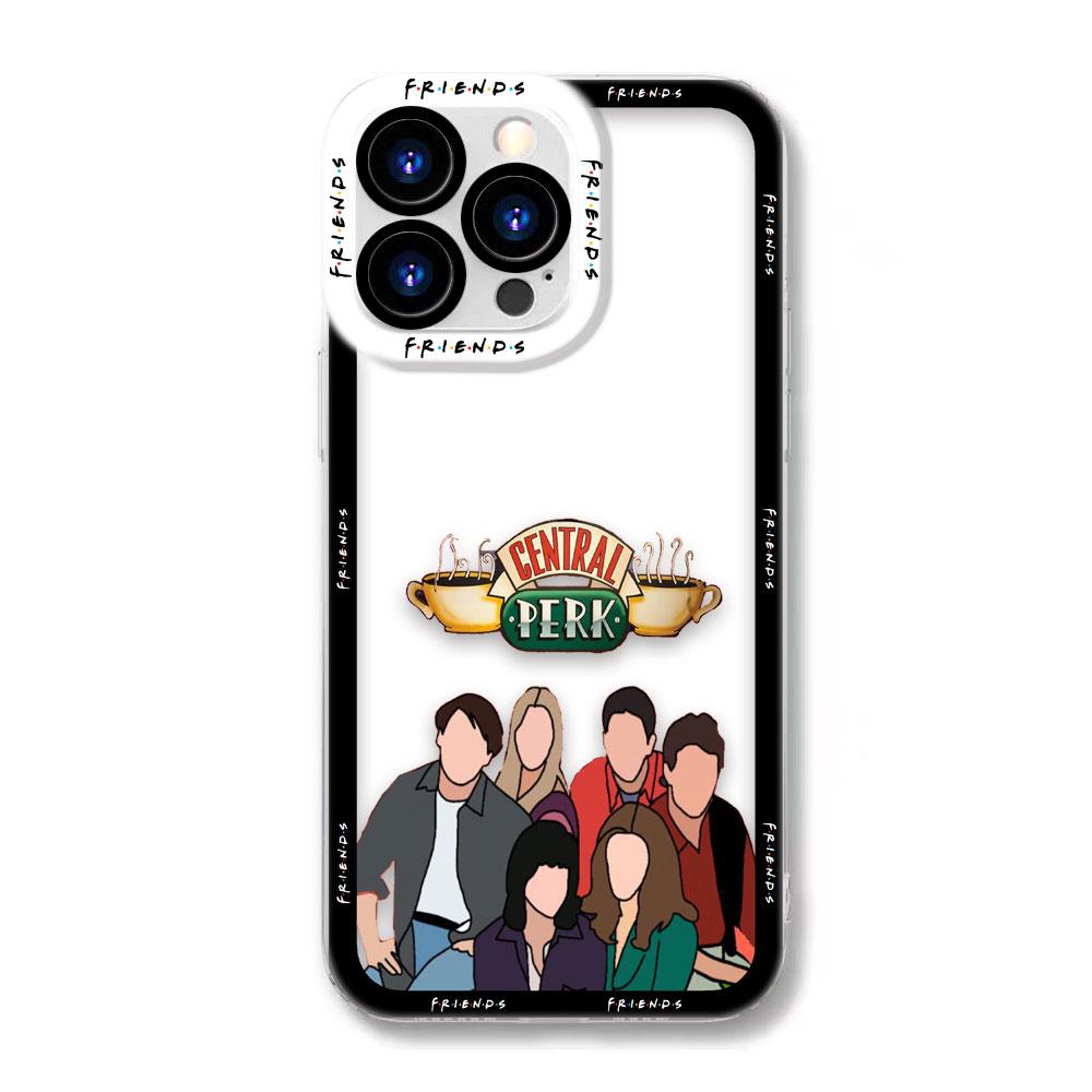 Comedy Friends TV Show Cover Clear Phone Case For iPhone Apple 17 17E AIR 16E 16 15 14 12 13 11 Pro 8 7 Plus Max TPU Case Shell