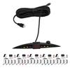 Car Reverse Backup Radar System 4 Parking Sensors LED Display Buzzer Beep Alarm Indicator for Safe D
