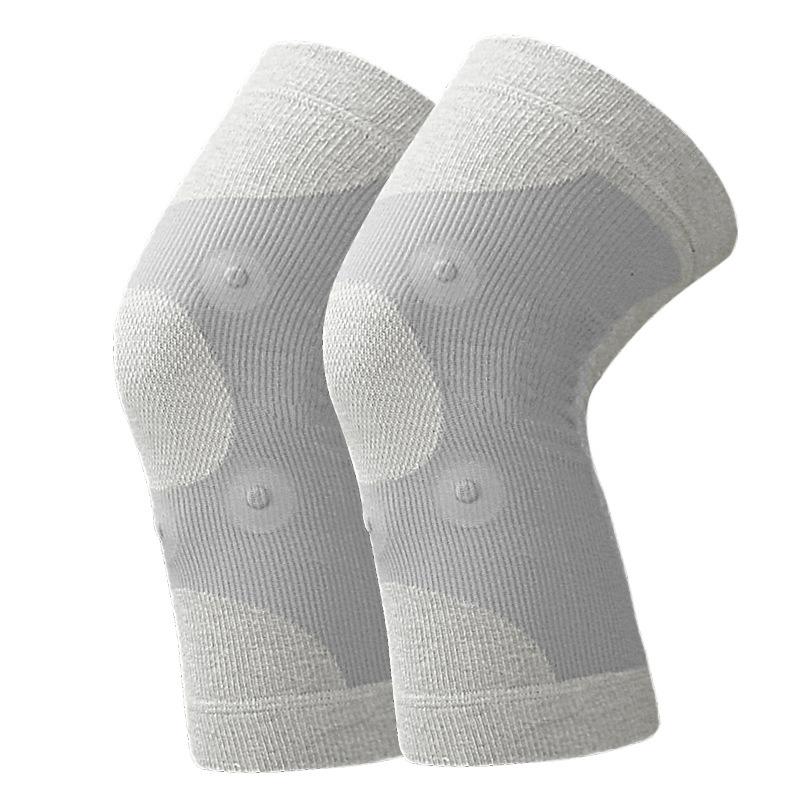 Four Seasons Wearable Warm Magnetic Knee Pads with Knitted Design for Basketball Knee Protection Polyester Material
