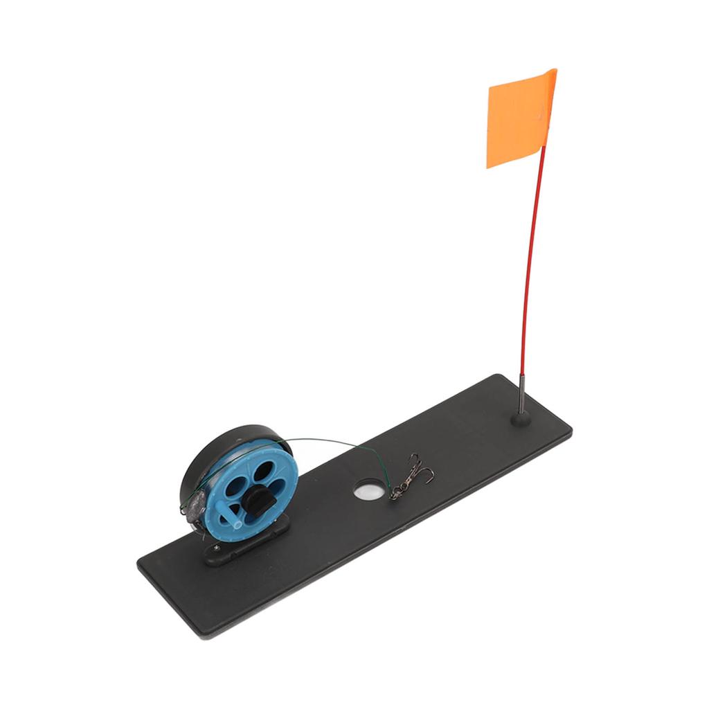 Подледная рыбалка Tip Up Pole Портативная удочка для подледной рыбалки с катушкой и плавающей базой для флага для зимы