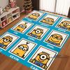 Cute Cartoon 3D-Printed Minions Rug—Suitable for Living Rooms, Bathrooms, Creative Doormats, Bedroom Rugs, and More.