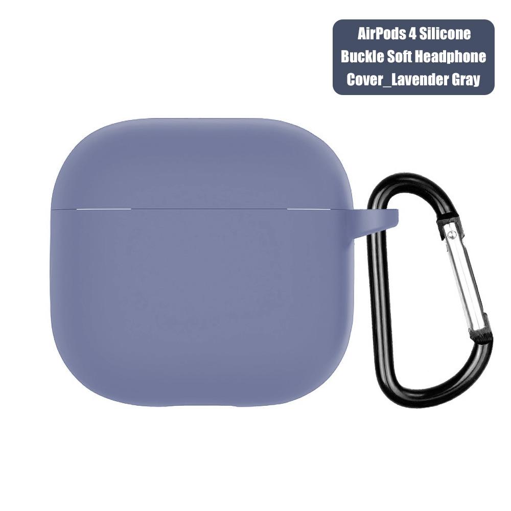 Для Airpods 4 защитный чехол силиконовый беспроводные наушники матовый Macaron сплошной цвет TPU окрашенный защитный чехол Air Pods 4