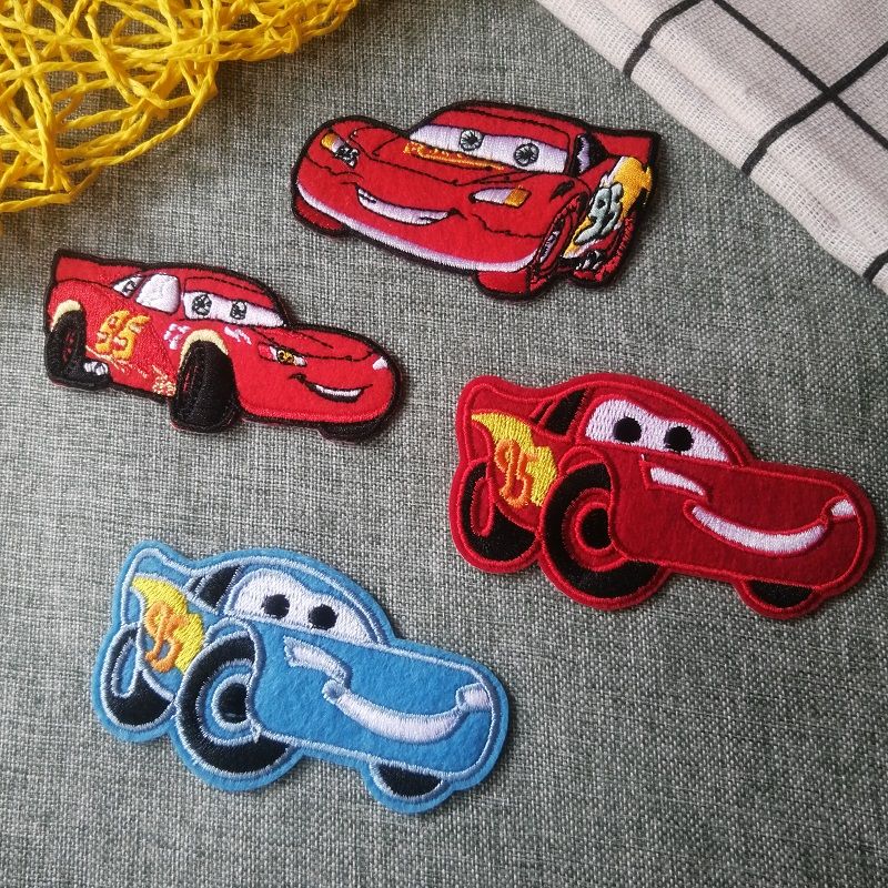 Тачки Pixar, глажка, гладильные и швейные нашивки, милые креативные украшения для одежды, мультяшные наклейки, праздничный подарок