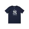 Nike MLB Solid Color Crew Neck Pullover Short Sleeve T-Shirt Kids Tops Navy-Blue 3Z3B7SAM4-NYY