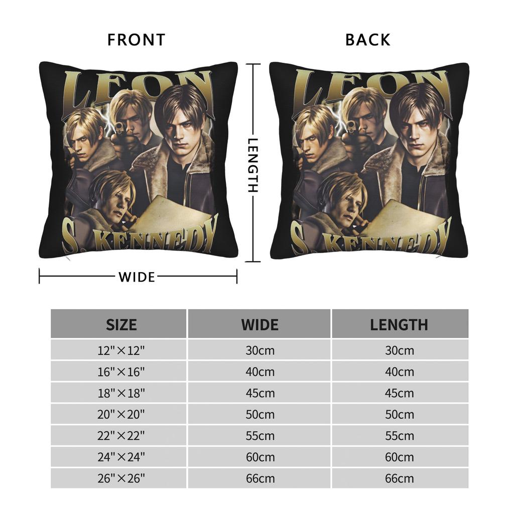Pillow Case Limited Leon S Kennedy Vintage Comfy Pillow Cover For Office Car Home Decor Novelty Pillowcases