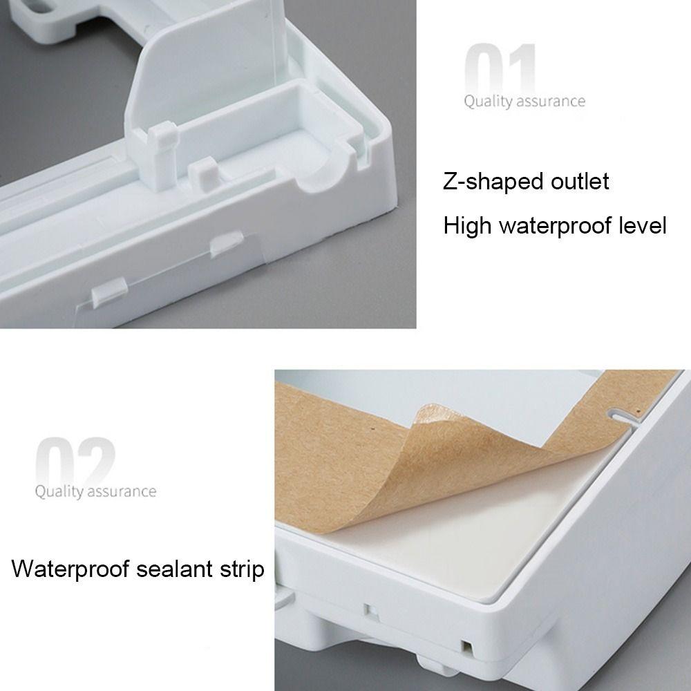 Защита Запираемый корпус переключателя типа 86 Водонепроницаемый пылезащитный бокс Защитный экран Крышка розетки