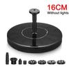 Fountain Light 7 Colors LED Light Solar Fountain Light Rotating Fountain 3W 6 Nozzle Water Pump Outdoor Bird Bath Garden