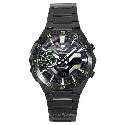 Edifice Windflow Аналоговый цифровой смартфон Link Черный циферблат Tough Solar ECB-2200RC-1A3 100M Мужские часы