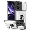 For Xiaomi Poco X7 Pro 5G Case PC+TPU Kickstand Phone Back Cover with Camera Slider