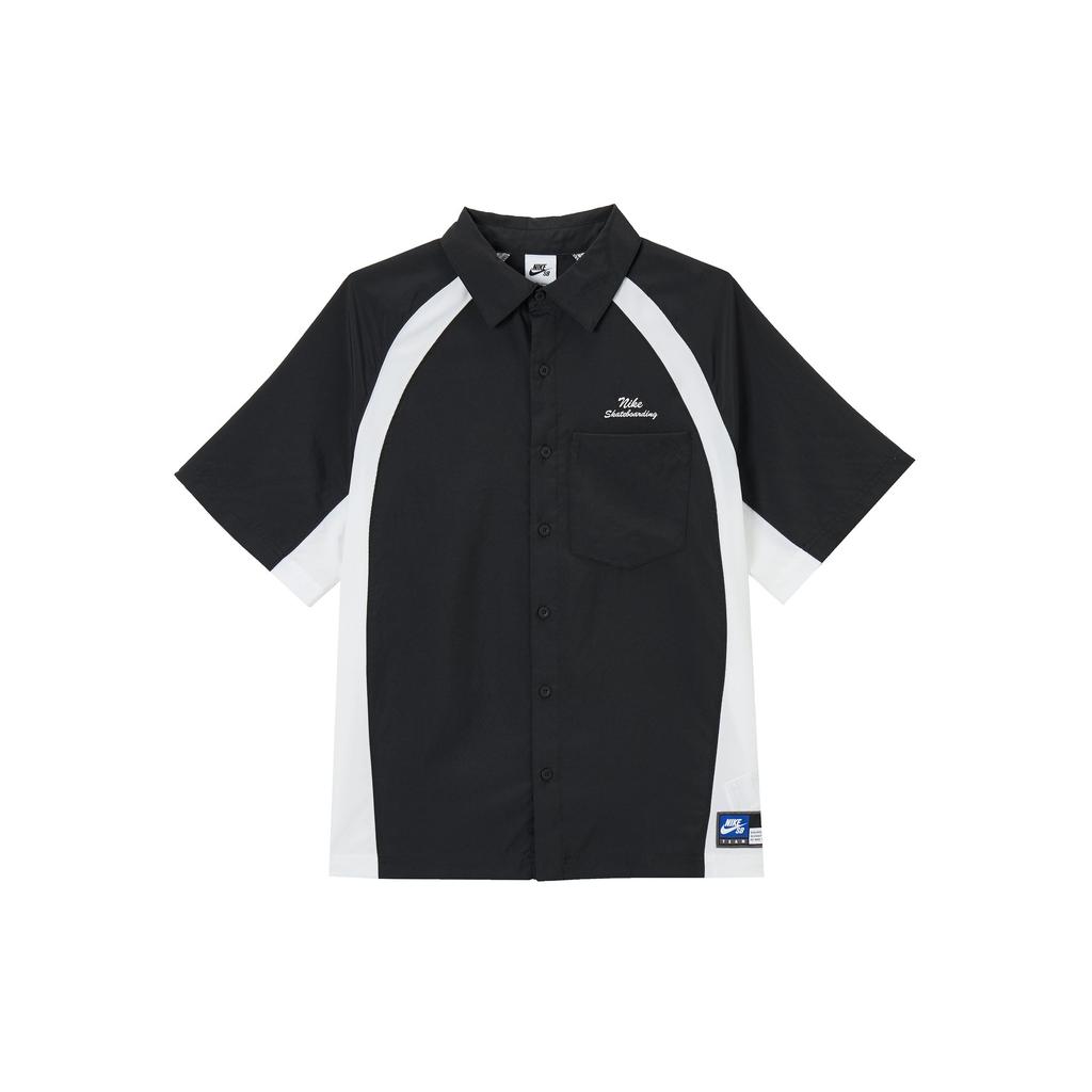 Nike Dri-Fit Sb Модная Классическая Удобная Универсальная Футболка с Коротким Рукавом Мужские футболки Черный Белый HJ2959010