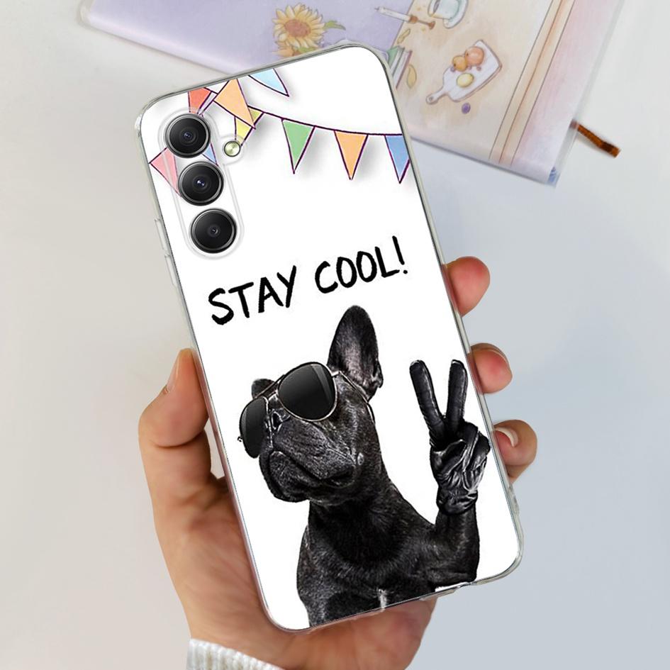 For Samsung Galaxy A25 5G Case Silicone Soft TPU Bumper Cute Cartoon Cat Butterfly Phone Cover For Samsung A25 5G 2023 A 25 Capa