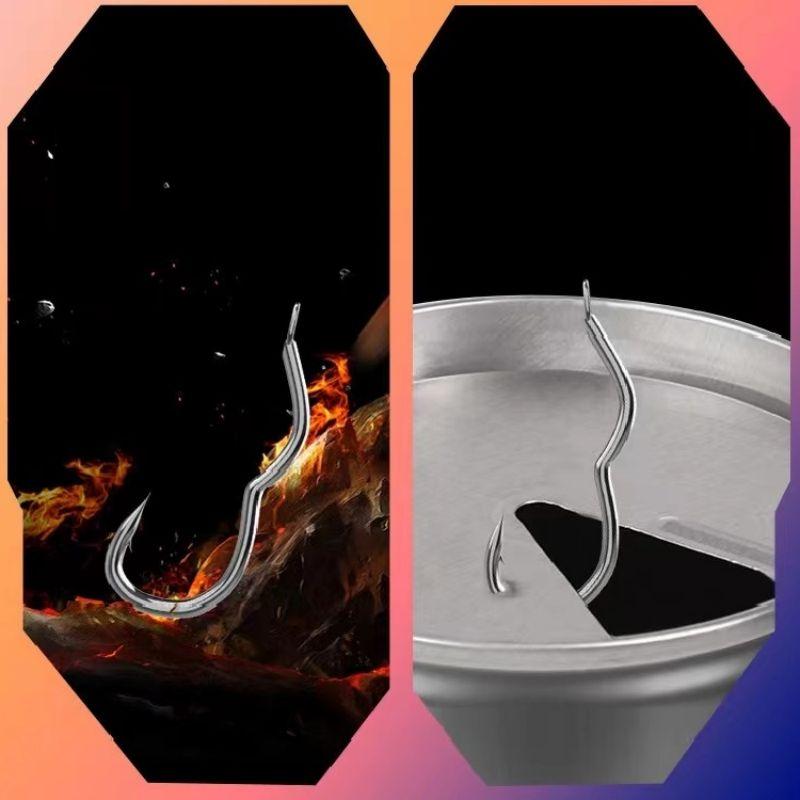 New Invention High Carbon Steel Fishing Hook Sharp Barbed Automatic Flip 12Pcs/Pack Fishhook for Carp Fishing Accessories