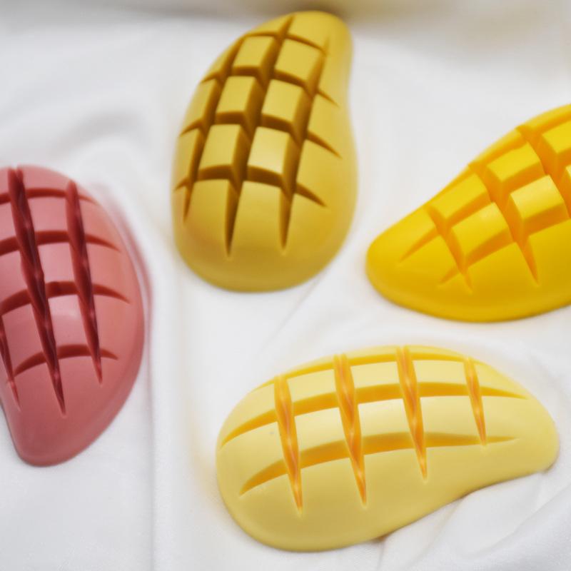 Силиконовая форма для манго Креативная фруктовая DIY Формы для шоколадных конфет пудинга Кухонный инструмент для выпечки и украшения торта Форма для свечей и мыла