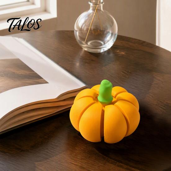Stress Relief Sensory Tool 3D Printed Pumpkin Fidget Clicker, Clicky Toy, Halloween Party Favors Mini Finger Thanksgiving Harvest Holiday Gift Clicker