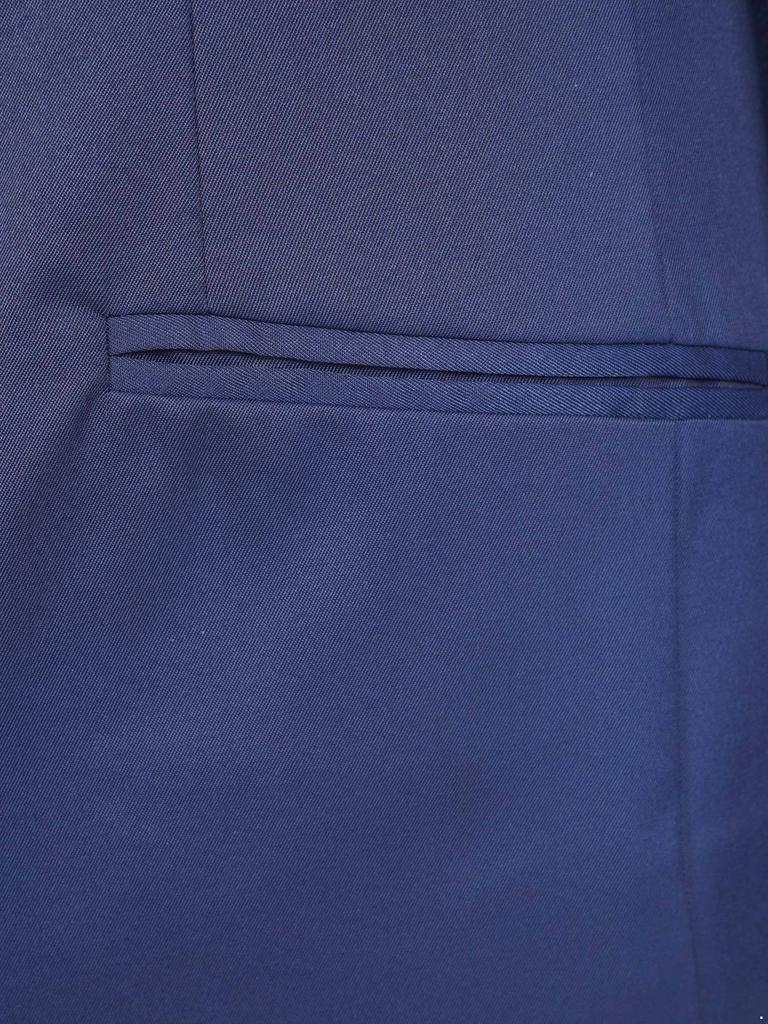 Boys Gentleman Blazer Notch Lapel Two Button Decorative Pockets Shoulder Pads Formal Suit Jacket