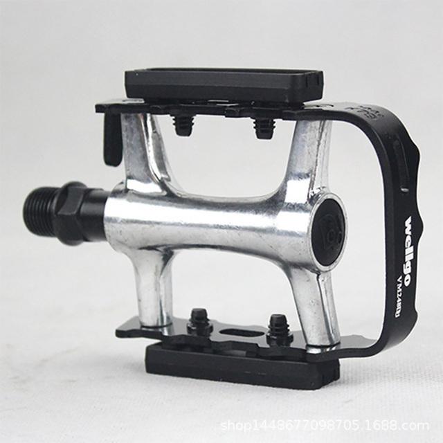 WELLGO M248DU Pedals Aluminum Alloy MTB Road Bike Pedals Ultralight Mountain Bicycle Bearing Pedal