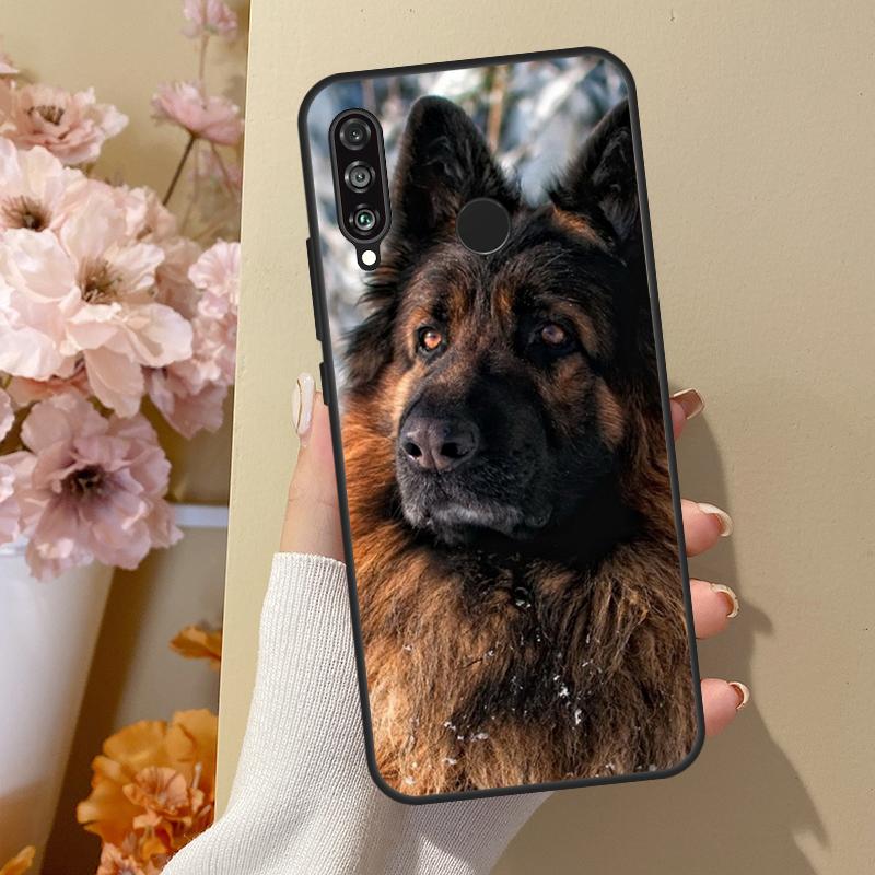 German Shepherd Dog For Huawei Nova 10 SE 9 3i 7i 8i 11i 12i Y73 Y90 Y70 Y72 Y61 Y91 P60 Pro P40 P30 Lite Case