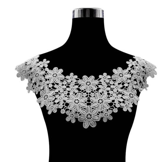 Lace Neckline Hollow Design DIY Craft Embroidery Lace Neckline Hollow Design Sewing DIY