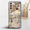 Стеклянный чехол для Samsung Galaxy S22 S20 FE S21 5G S10 S9 Plus Note 10 20 Lite, закаленный чехол для телефона с изображением космонавта и мультфильма