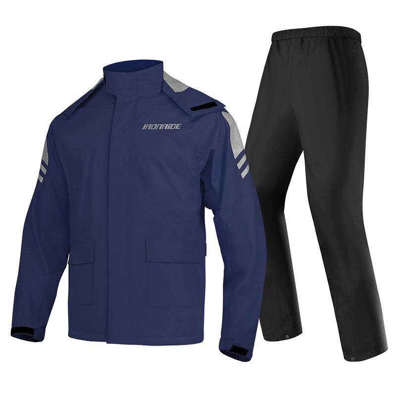 Motorcycle Riding Raincoat Set: Waterproof Outdoor Suit with Shoe Covers