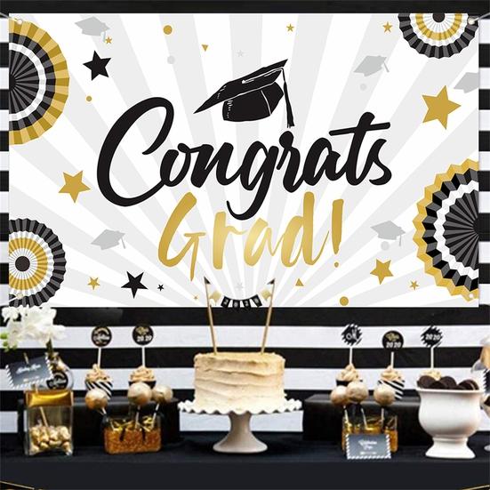 Выпускной баннер многоразовый складной для класса