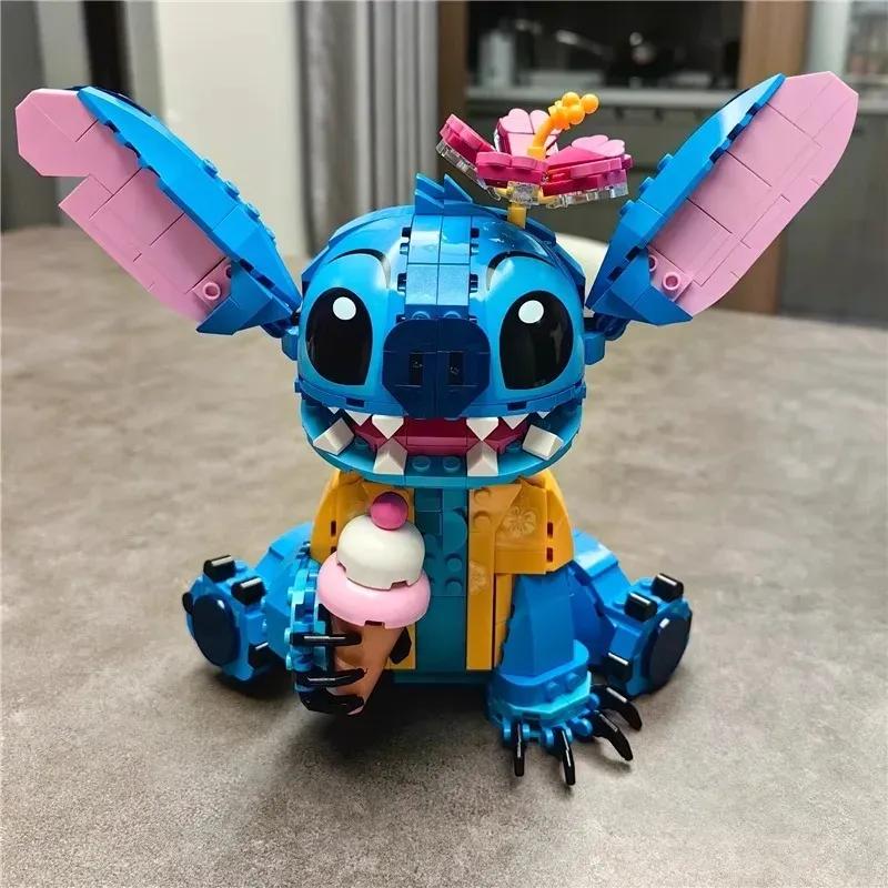 Animation  Stitch Fitting Construction Blocks Fitting Assembly Decoration Education Toy Sets Surprise Birthday Christmas Gifts