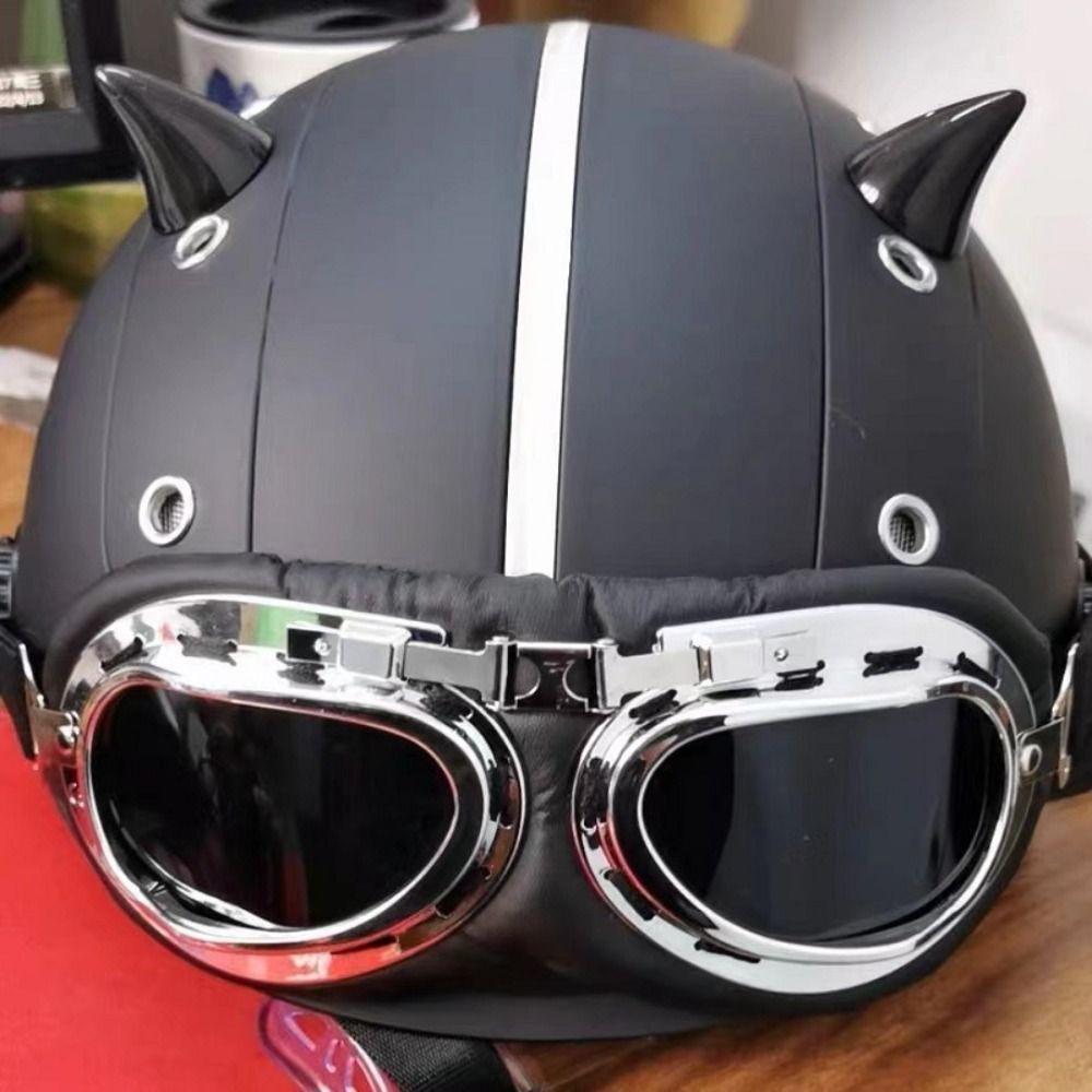 1pair Silicone Motorcycle Helmet Horn Wing Shaped Moto Helmet Decoration Cafe Racer
