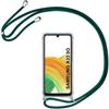 Protective Case - PROSHOP - for Samsung Galaxy A33 5G - Flexible - Transparent - Night Green
