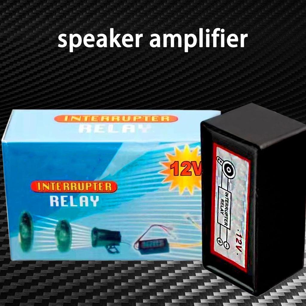 Motorcycle Horn Relay Waterproof Dustproof ABS Motorcycle Electrical System Protection, Easy Plug In