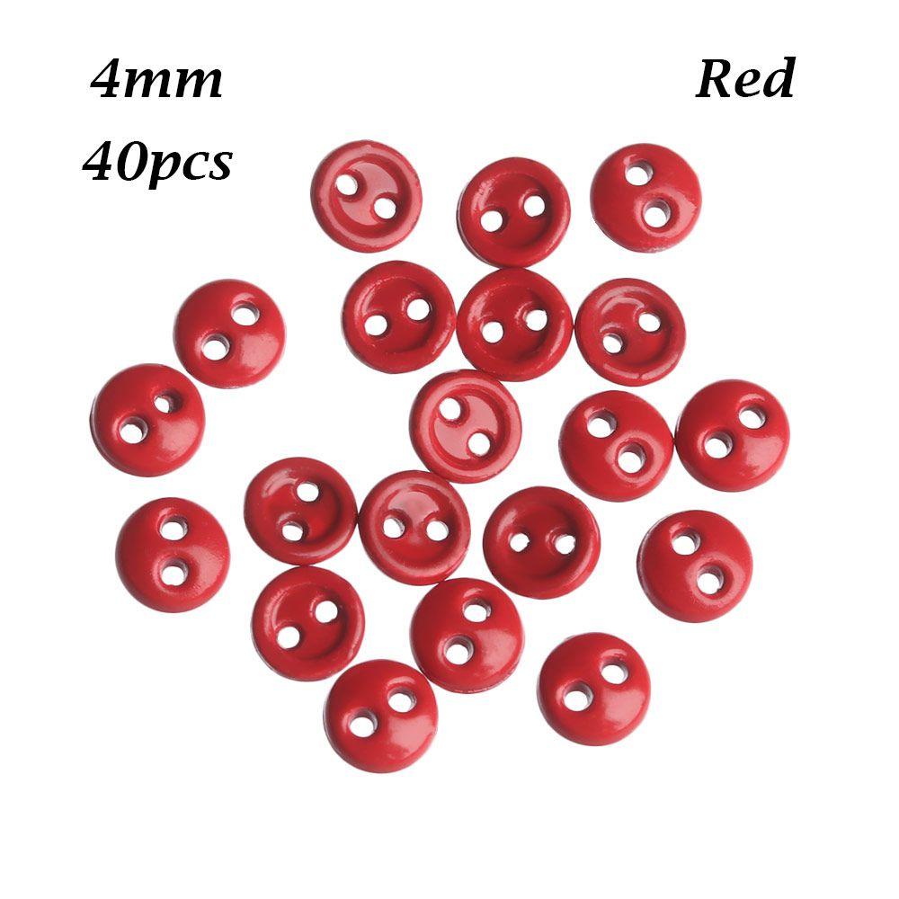 Новейшая многоцветная металлическая пуговица с двумя отверстиями, мини-пуговицы для кукол, швейные принадлежности, круглая пряжка