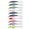 Горячая приманка Minnow Triple Feather Hook для окуня и мандарина, пресноводная и морская, 7 г, 10,5 см