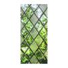 Geometric Window Film Rhombus Pattern Privacy Film Stained Glass Art Static Cling Sun Blocking Decal for Home Office Windows Glass Doors