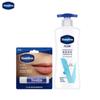 Набор Vaseline для чувствительной кожи: лосьон для тела и бальзам для губ