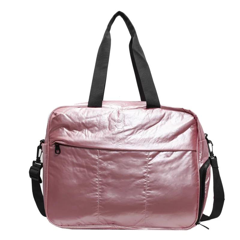 Large Capacity Solid Nylon Zipper Travel Soft Versatile Crossbody Bag High Quality Simple Casual Shoulder Bag