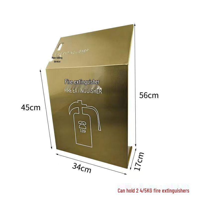 Fire Extinguisher Rack with Storage and Safety Cover for Dry Powder
