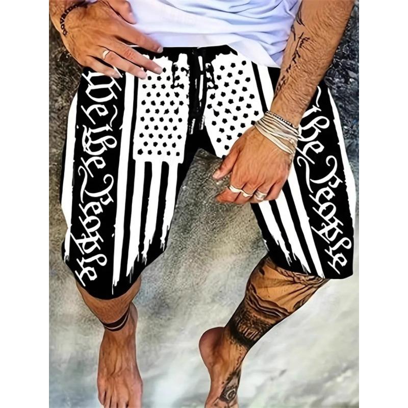 Hawaiian Swimming Trunks 3D Stitching Printed Beach Shorts Quick-drying Outdoor Leisure Sports Shorts Swimwear Short