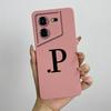 Чехол для Tecno Pova 5 Pro Чехол для Tecno Pova 5 LH8n LH7n Чехол Pova5 pro Жидкий Мягкий Силиконовый Чехол для Телефона Милый Чехол с Первыми Буквами