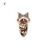 Nail Ring Adjustable Rhinestone Embedded Fashion Jewelry Nail Protection Crown Bowknot Flower Opening Ring for Party