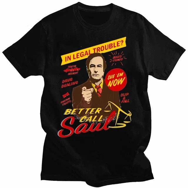 Better Call Saul T Shirt for Unisex Hamlin Hamlin and Mcgill Novelty Tshirt Goodman Drama Legal Tv Series Camisetas Wholesale
