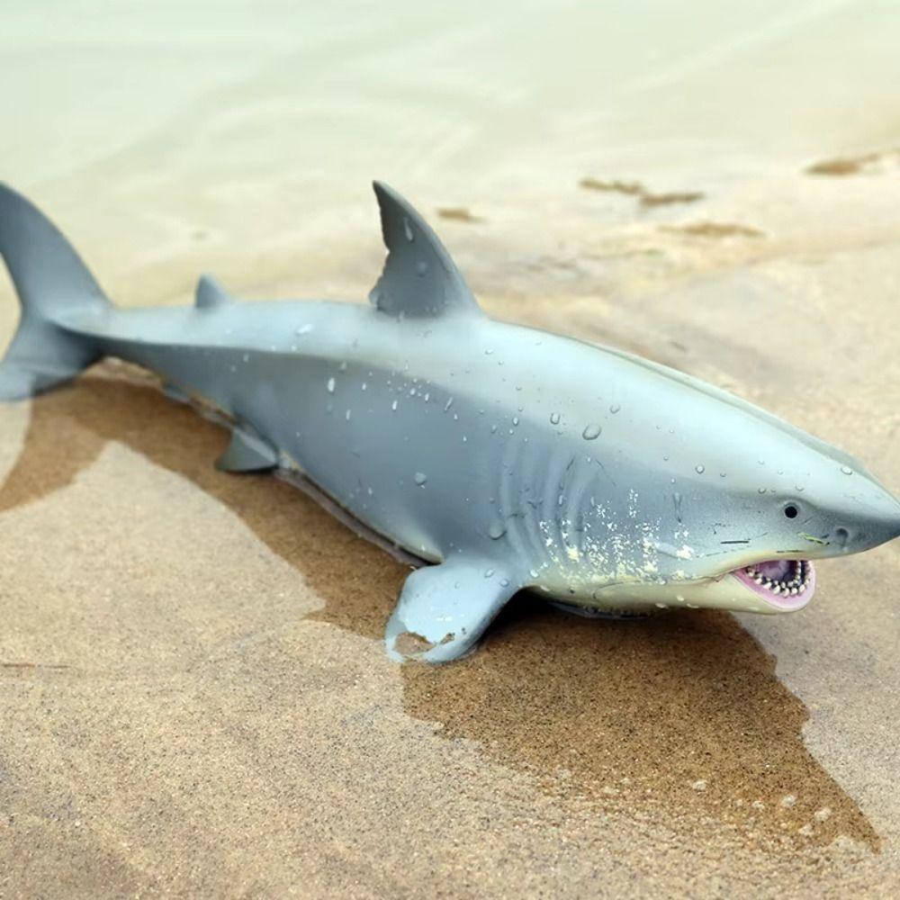 Handmad Sea Life Animals Model Plastic Simulated Shark Decorations  Desktop Decorative