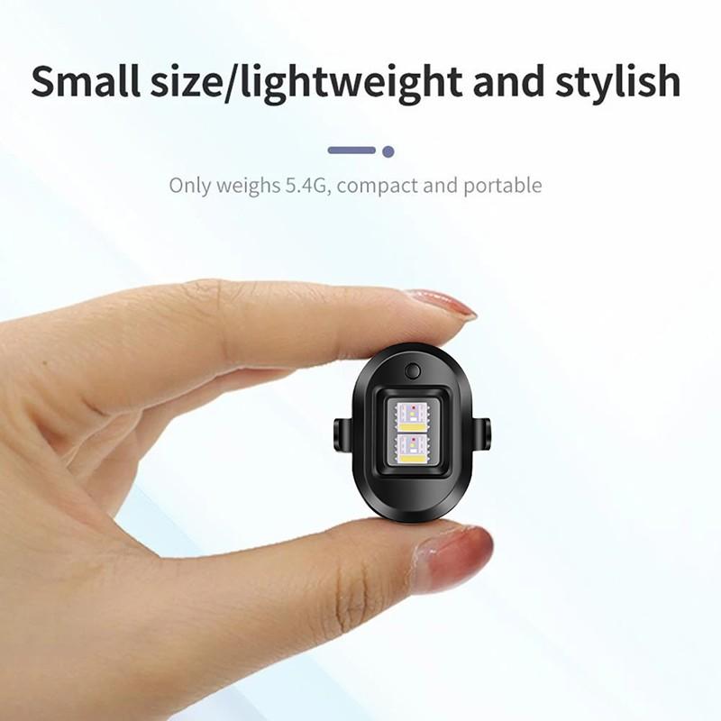 Мини-сигнальный свет, стробоскопы для самолетов, 7 цветов, светодиодный поворотный светильник для мотоцикла, стробоскоп для дрона, велосипедный стробоскоп для автомобиля, велосипеда