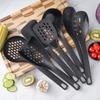 Набор кухонных принадлежностей, набор посуды для приготовления пищи, коллекция из 7 инструментов, антипригарная ложка с прорезями, твердая ложка, лопатка для готовки