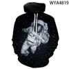 3D Printed Sweatshirt Astronaut Starry Sky Men Women Children Hoodies Fashion Pullover Long Sleeve Boy Girl Kids Streetwear Tops