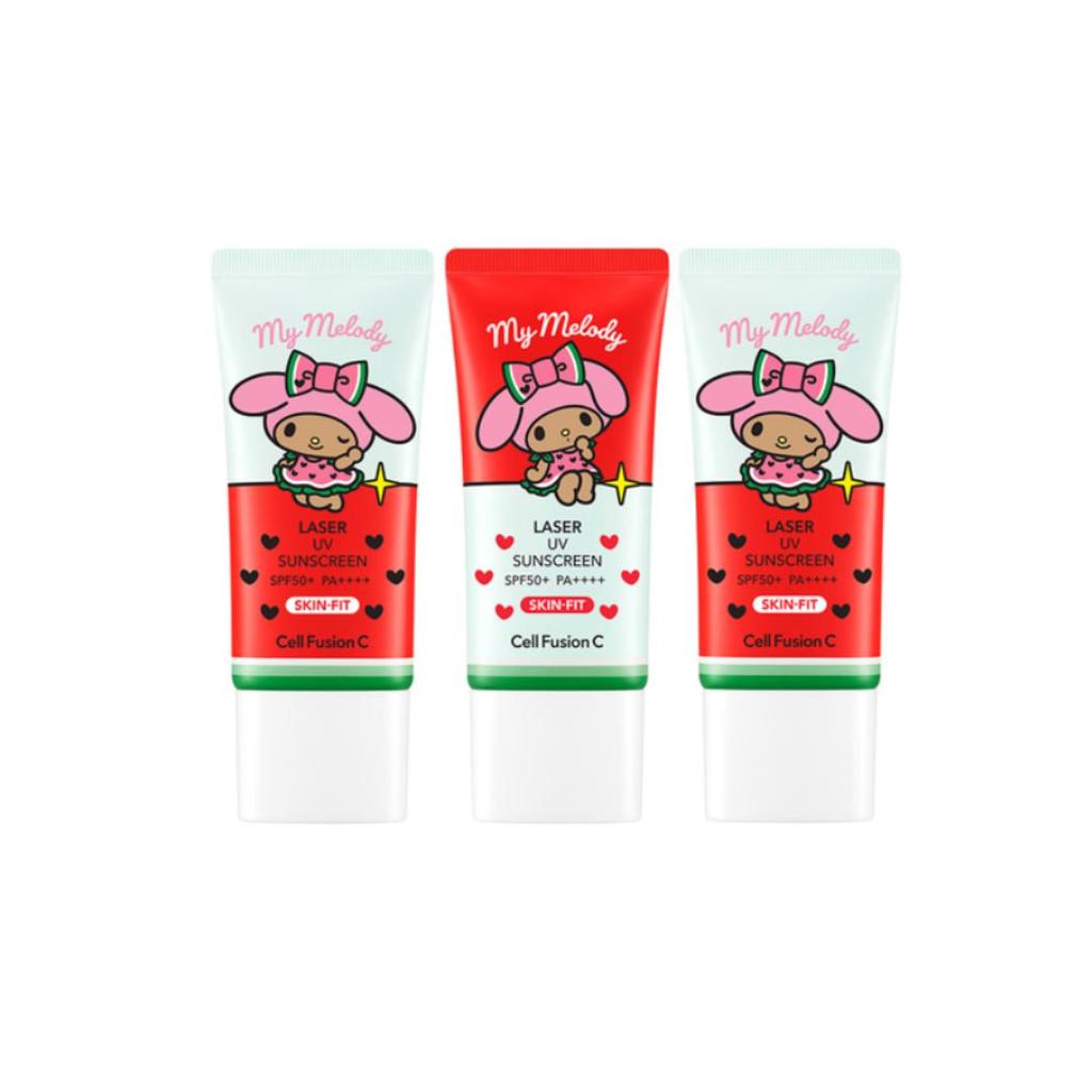 [Коллаборация Sanrio My Melody] Cell Fusion C Лазерный солнцезащитный крем 35 мл (1+1+1)  (3 варианта)