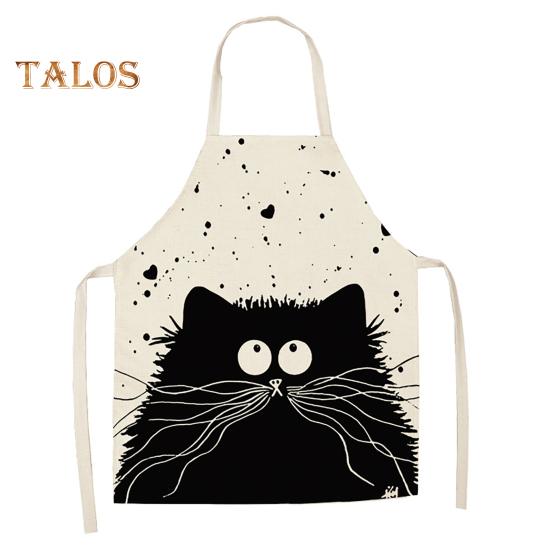 Kitchen Apron Breathable Good Woven Hard To Fade Unique Multi-use More Thicken Kitchen Apron for Home