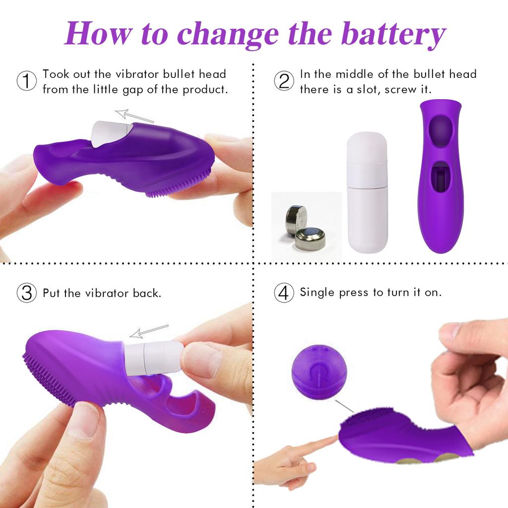 G-Point Vibrating Finger Sleeve For Women Clit Stimulator Masturbation Massager Vagina Vibradores Sex Toys For Adult