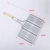 Portable BBQ Grilling Basket Stainless Steel Nonstick Barbecue Grill Basket Tools Grill Mesh for Fish Hamburger Bbq Tools