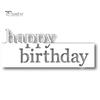 Happy Birthday Letter Cutting Dies DIY Scrapbooking Decor Embossing Stencil