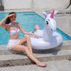 120 см Лето Защита окружающей среды ПВХ Большой Единорог Надувное Кольцо Для Плавания Весело Пляжная Вечеринка Бассейн Поплавок Кольцо Водный Матрас