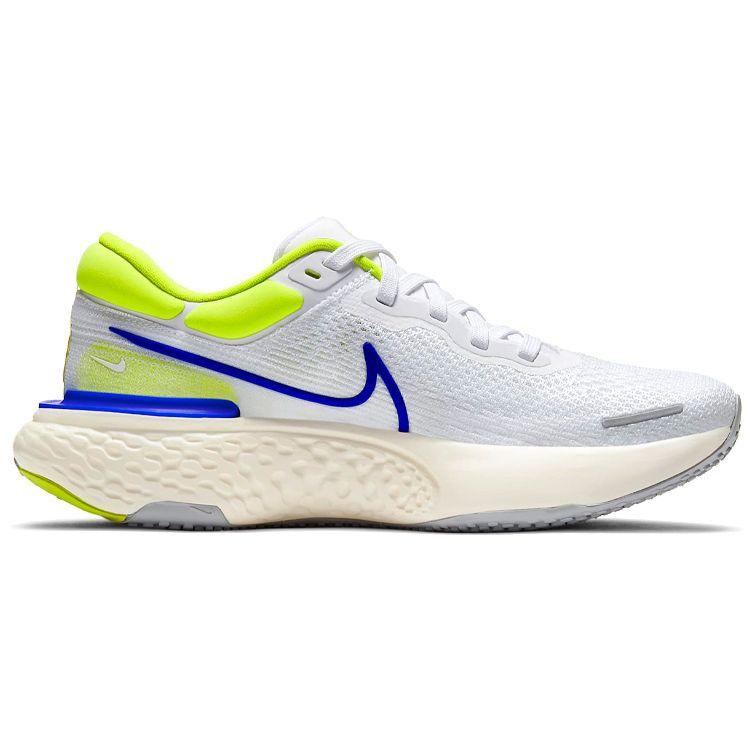 Nike ZoomX Invincible Run Flyknit White Cyber ​​Blue Мужские кроссовки Grey-Fog Racer-Blue CT2228-101